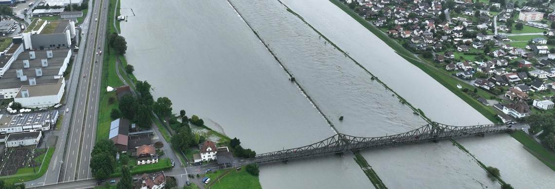 Hochwasser Widnau